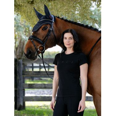 T-shirt LeMieux Brilliance a maniche corte da donna Nero T-shirt LeMieux Brilliance a maniche corte da donna Nero