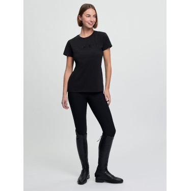 T-shirt LeMieux Brilliance a maniche corte da donna Nero T-shirt LeMieux Brilliance a maniche corte da donna Nero