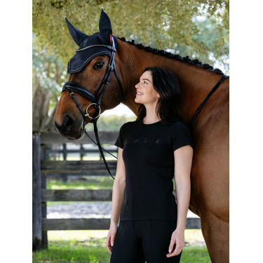 T-shirt LeMieux Brilliance a maniche corte da donna Nero T-shirt LeMieux Brilliance a maniche corte da donna Nero