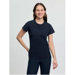 T-shirt LeMieux Brilliance a maniche corte da donna Marina Blu marino T-shirt LeMieux Brilliance a maniche corte da donna Marina Blu marino