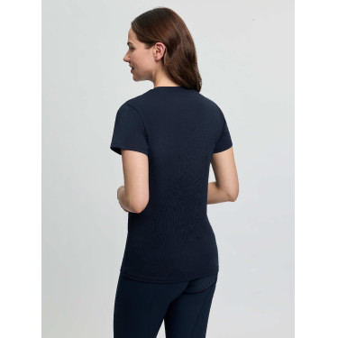 T-shirt LeMieux Brilliance a maniche corte da donna Marina Blu marino T-shirt LeMieux Brilliance a maniche corte da donna Marina Blu marino