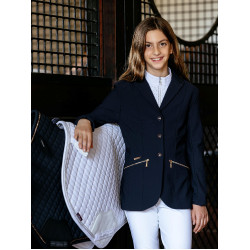 Giacca da concorso Junior Pro LeMieux Brilliance Marina Blu marino