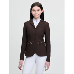 Giacca da concorso Junior Pro LeMieux Brilliance Espresso Marrone