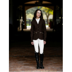 Giacca da concorso Junior Pro LeMieux Brilliance Espresso Marrone