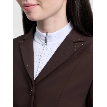 Giacca da concorso Junior Pro LeMieux Brilliance Espresso Marrone