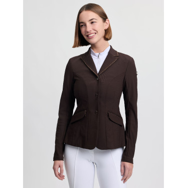 Giacca da concorso LeMieux Brilliance Diana donna Espresso Marrone