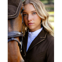 Giacca da concorso LeMieux Brilliance Diana donna Espresso Marrone