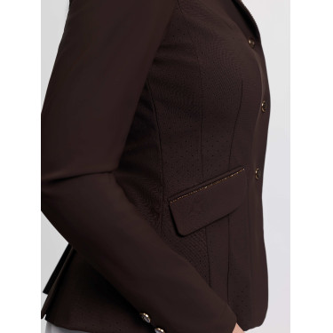 Giacca da concorso LeMieux Brilliance Diana donna Espresso Marrone