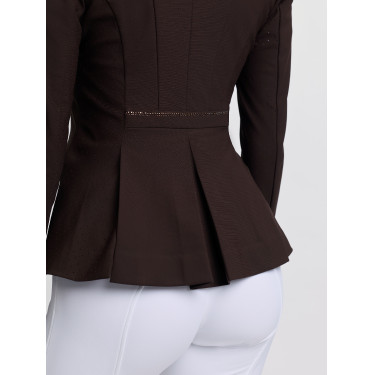 Giacca da concorso LeMieux Brilliance Diana donna Espresso Marrone