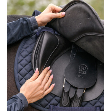 Sella mista Waldhausen in cuoio Comfort Nero