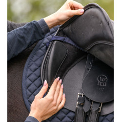 Sella mista Waldhausen in cuoio Comfort Nero