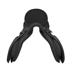 Sella da dressage Waldhausen in cuoio Comfort Nero