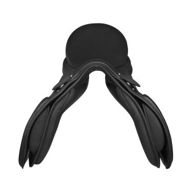 Sella da dressage Waldhausen in cuoio Comfort Nero