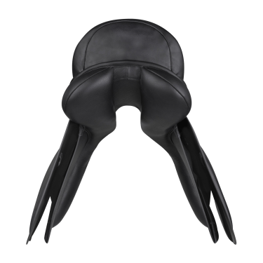 Sella da dressage Waldhausen in cuoio Comfort Nero