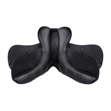 Sella da dressage Waldhausen in cuoio Comfort Nero