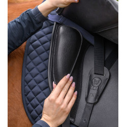 Sella da dressage Waldhausen in cuoio Comfort Nero