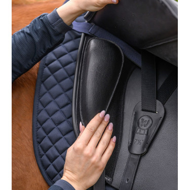 Sella da dressage Waldhausen in cuoio Comfort Nero