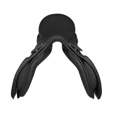Sella da dressage Waldhausen in cuoio Comfort Nero