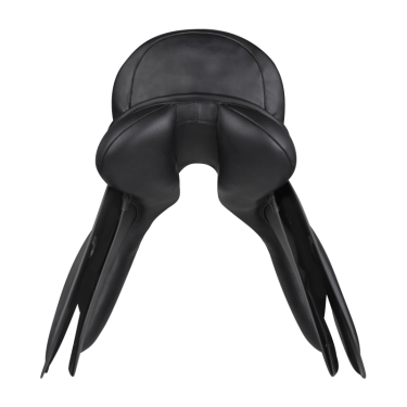 Sella da dressage Waldhausen in cuoio Comfort Nero