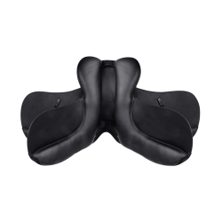 Sella da dressage Waldhausen in cuoio Comfort Nero