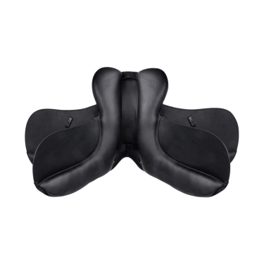 Sella da dressage Waldhausen in cuoio Comfort Nero