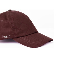 Cappellino da bambino Horze impunturato Mogano rosso borgogna
