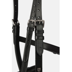 Cavezzone Horze in pelle Nero