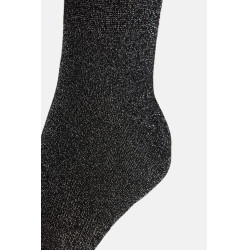 Calzini da equitazione B Vertigo Shimmer in bambù Bellezza nera Nero