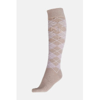 Calze Horze Holly argyle Tinta orchidea