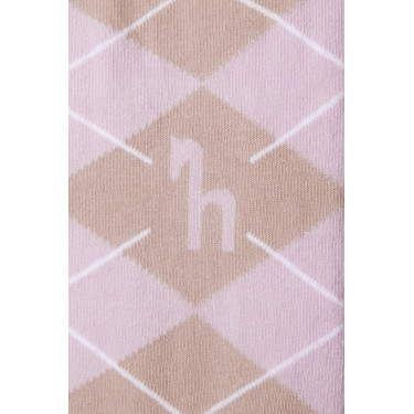 Calze Horze Holly argyle Tinta orchidea