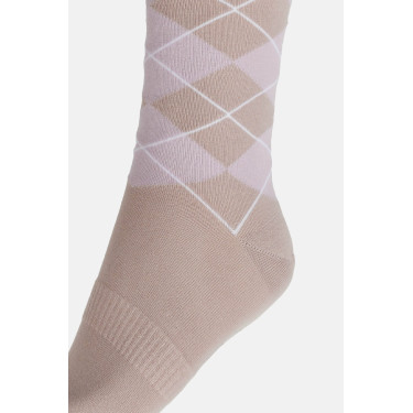Calze Horze Holly argyle Tinta orchidea