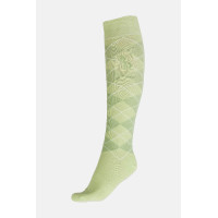 Calze Horze Holly argyle Giada bianco