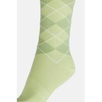 Calze Horze Holly argyle Giada bianco