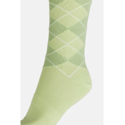 Calze Horze Holly argyle Giada bianco