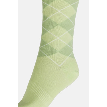 Calze Horze Holly argyle Giada bianco