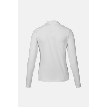Polo da concorso B Vertigo Charlotta donna Bianco / blu turchese