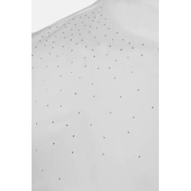 Polo da concorso B Vertigo Charlotta donna Bianco / blu turchese