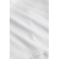 Polo da concorso Horze Louisa mesh donna Bianco / blu turchese