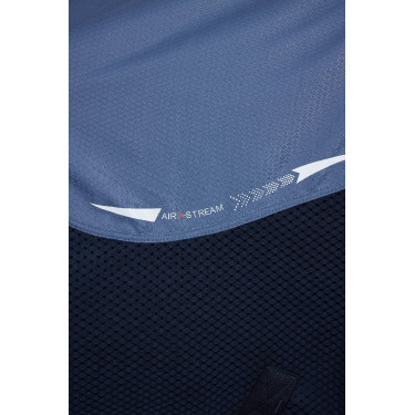 Coperta da esterno impermeabile Horze Aircool 3D con collo staccabile Grigio