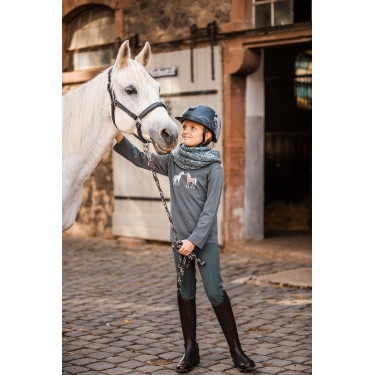 Sciarpa Horze a maglia con anello Leighton Teens Adolescenti Grigio
