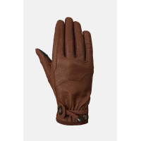 Guanti da equitazione western in pelle Dakota Horze Marrone