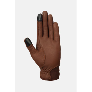 Guanti da equitazione western in pelle Dakota Horze Marrone