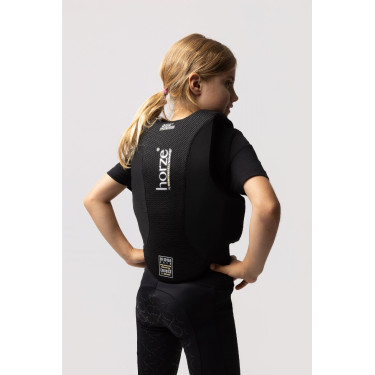 Gilet protettivo da equitazione Horze by Komperdell Caleri Junior Nero