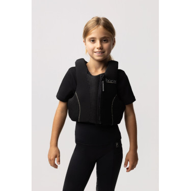 Gilet protettivo da equitazione Horze by Komperdell Caleri Junior Nero