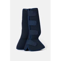 Stinchiere da esterno Horze in neoprene per paddock, paio Mirtillo Grigio