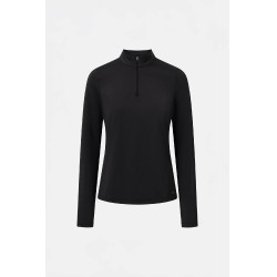 Maglia tecnica rinfrescante Horze Emmie a maniche lunghe da donna Nero
