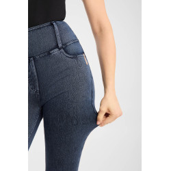 Leggings da equitazione Horze Emery western donna taglio bootcut effetto denim Blu denim