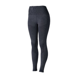 Leggings da equitazione Horze senza cuciture con grip in silicone a fondo intero Vanessa donna Denim Blu
