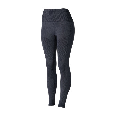 Leggings da equitazione Horze senza cuciture con grip in silicone a fondo intero Vanessa donna Denim Blu