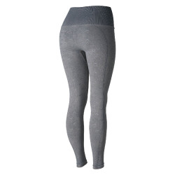 Leggings da equitazione Horze senza cuciture con grip in silicone a fondo intero Vanessa donna Grigio
